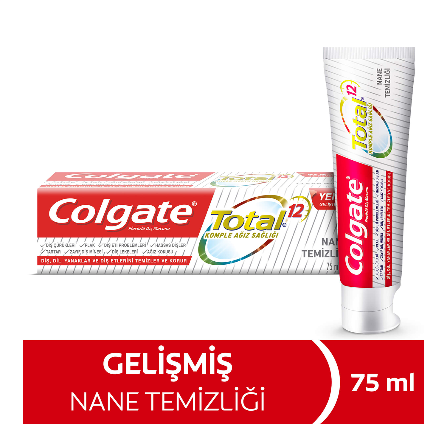 Colgate Total Gelişmiş 75 ML Nane Temizliği