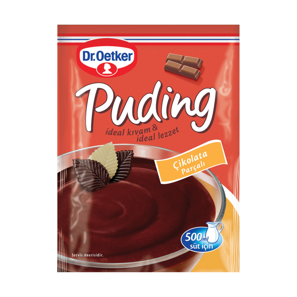 Dr. Oetker Puding Çikolata Parçalı 115 GR