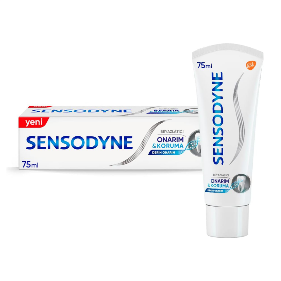 Sensodyne Diş Macunu 75 Ml Onarım Koruma Beyazla.