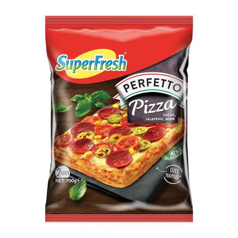 Süperfresh Pizza Sucuklu Sosisli 700 GR