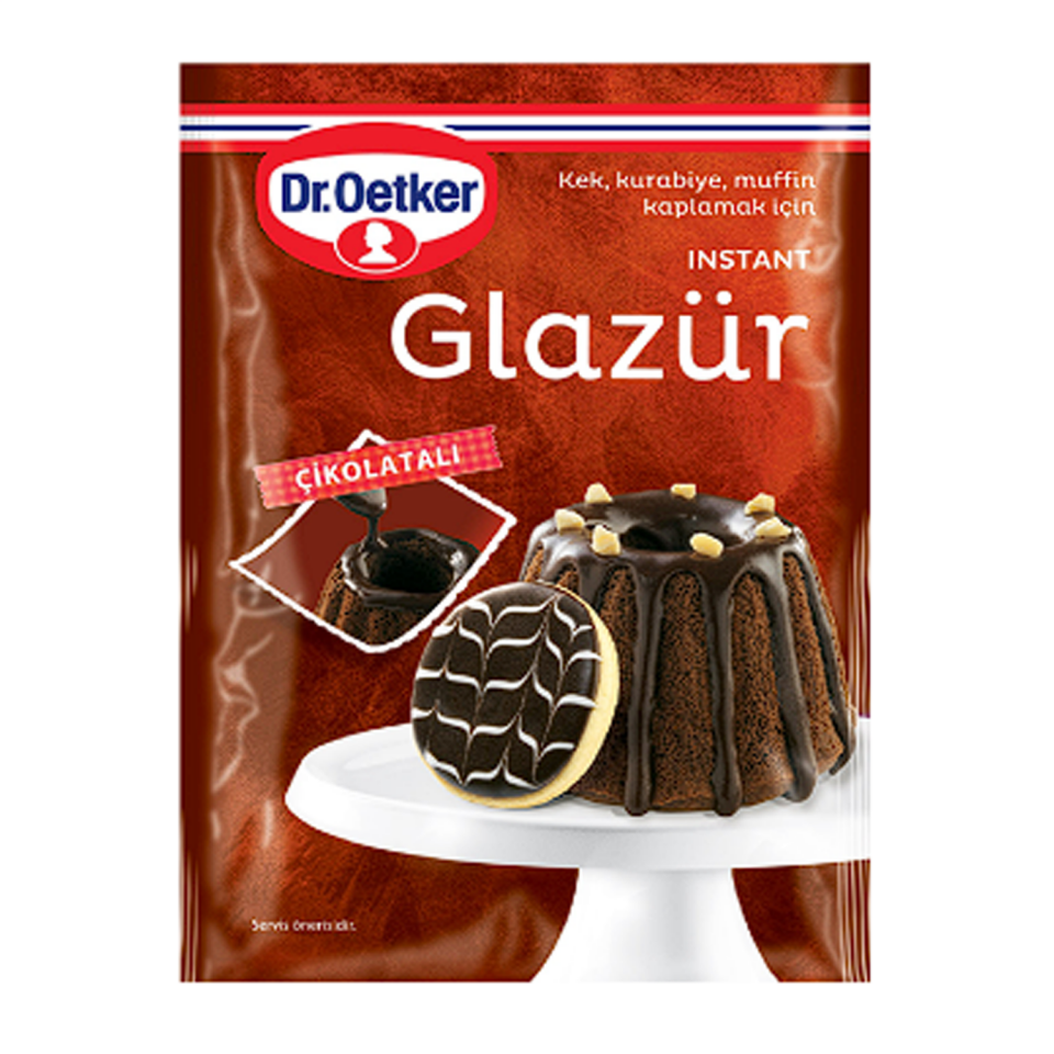 Dr. Oetker Glazür Çikolatalı 85 GR