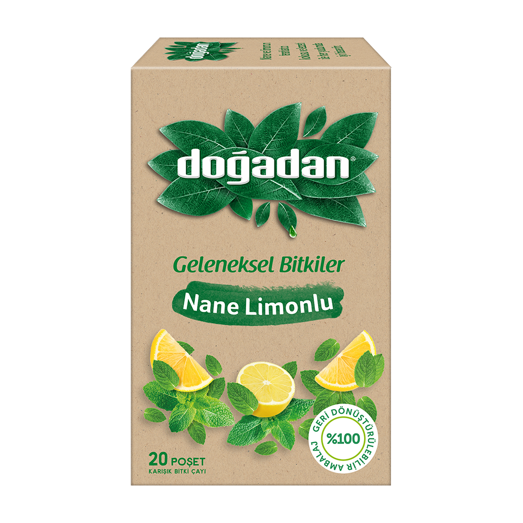 Doğadan 20 Li Nane Limon Çayı