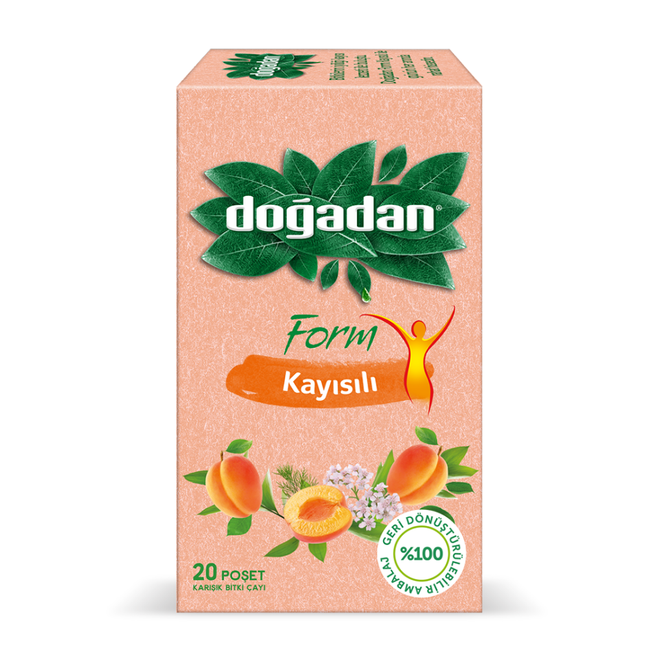 Doğadan Form 20 Li Kayısılı Çay