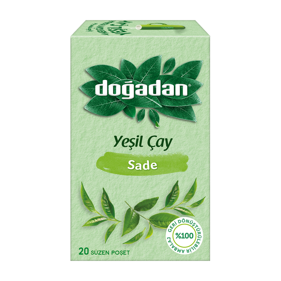 Doğadan 20 Li Sade Yeşil Çay