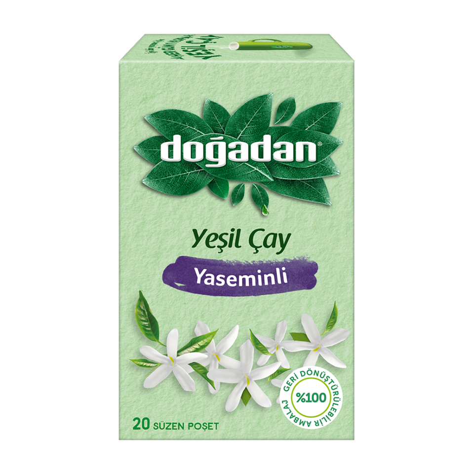 Doğadan 20 Li Yaseminli Yeşil Çay