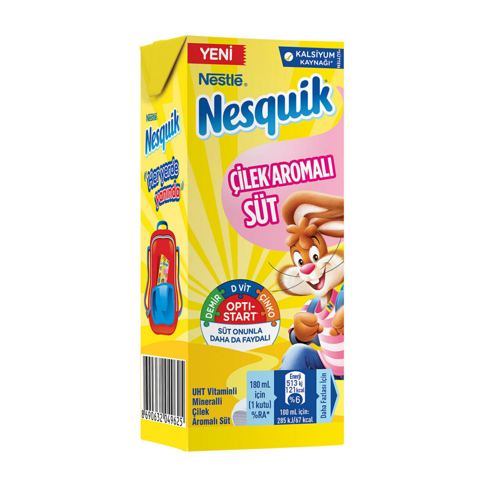 Nestle Nesquik Süt 200 ML Çilekli