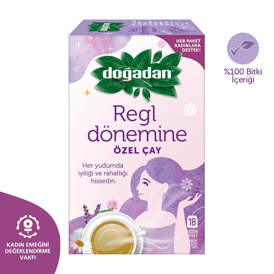 Doğadan 18 Li Regl Dönemine Özel Çay