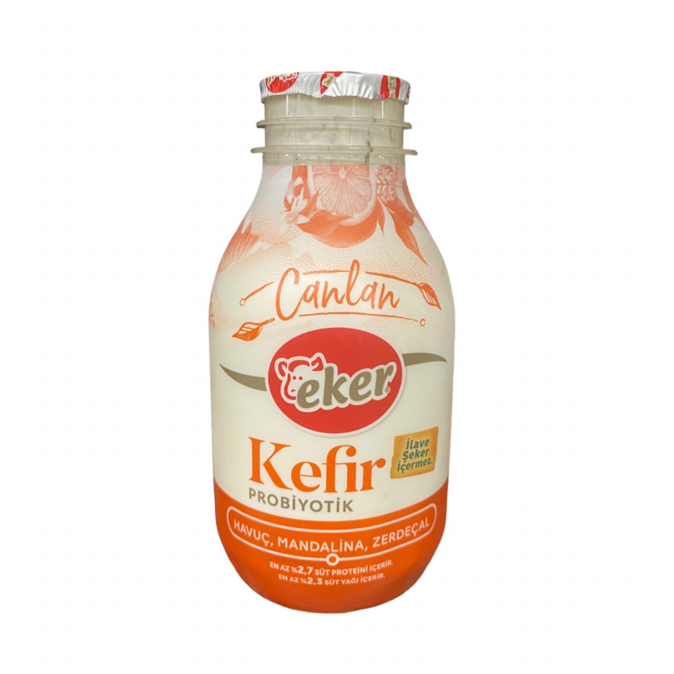 Eker Kefir 290 ML Havuç, Zerdeçal ve Mandalina