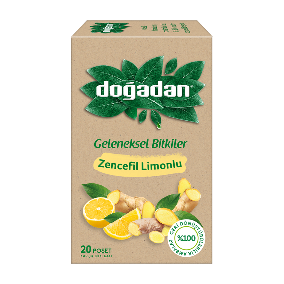 Doğadan 20 Li Zencefil Limonlu Çay