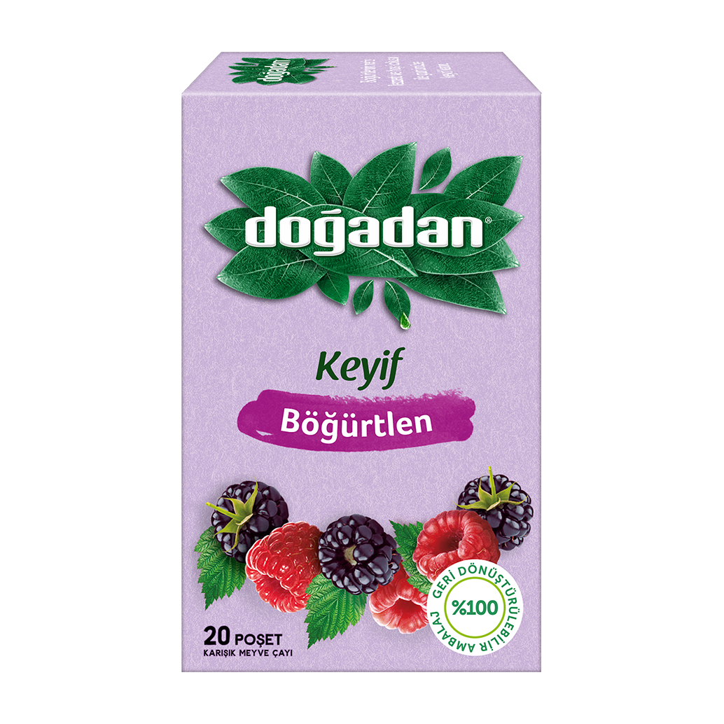 Doğadan 20 Li Böğürtlen Çayı