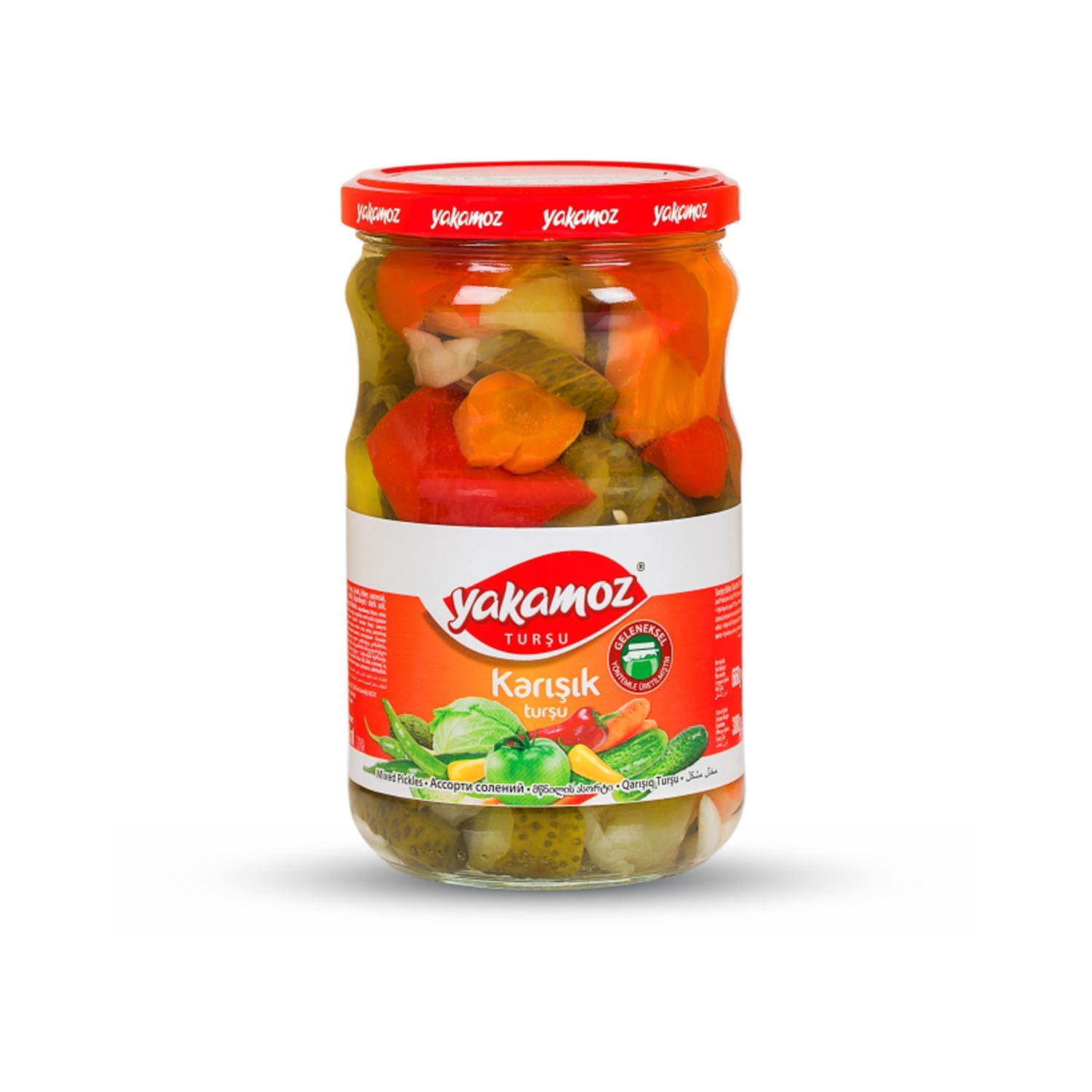 Yakamoz 720 ML Karışık Turşu Cam