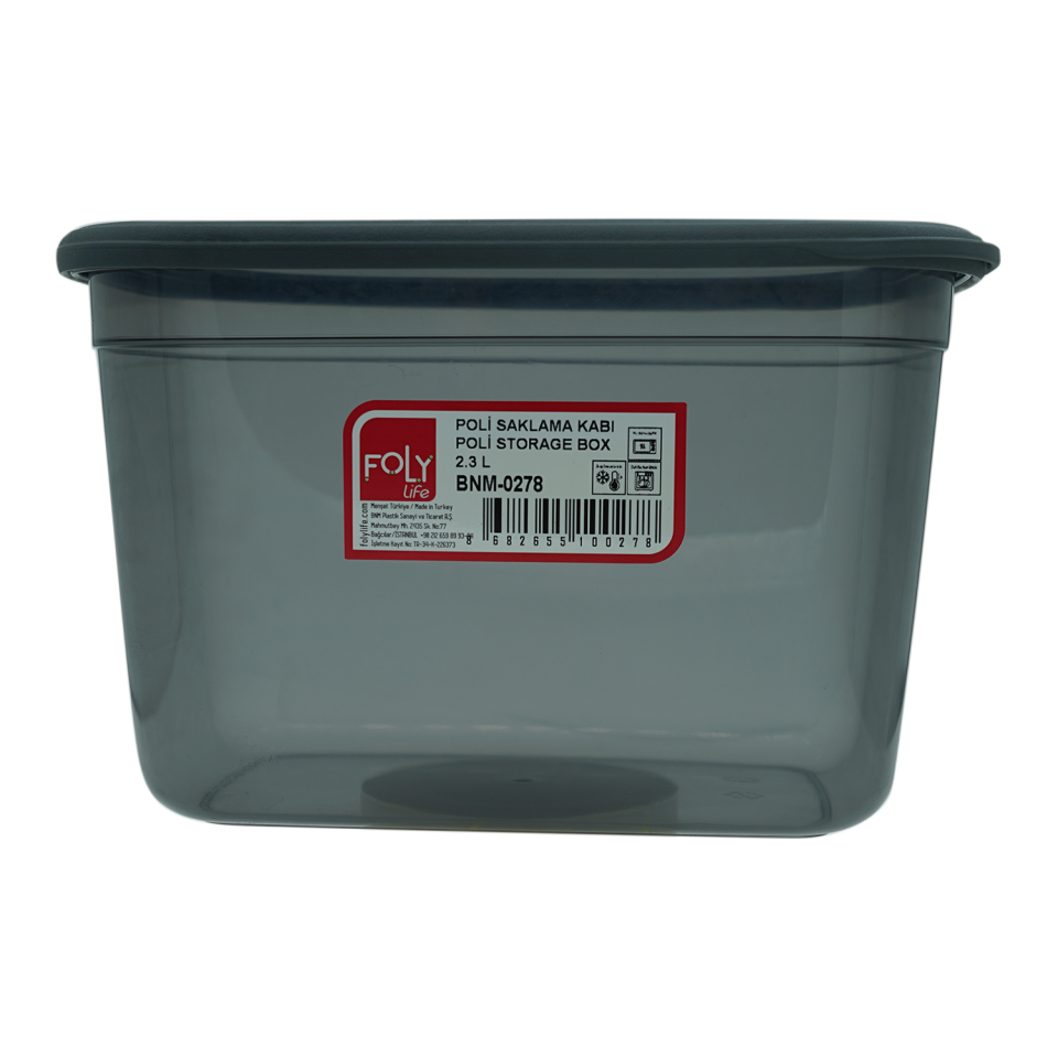Erkoç Poli Saklama Kabı 2,3 L
