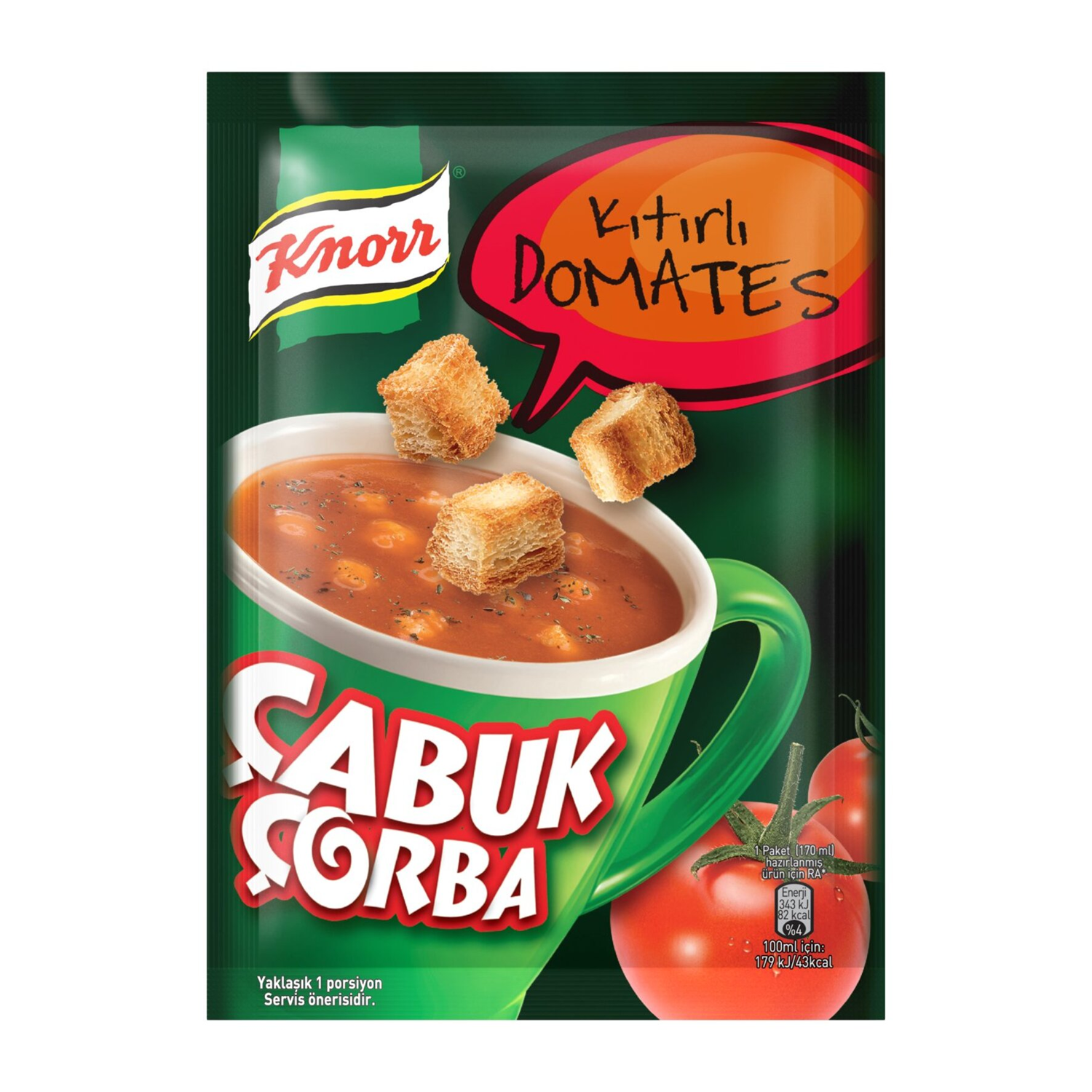 Knorr Çabuk Çorba Kıtır Domates