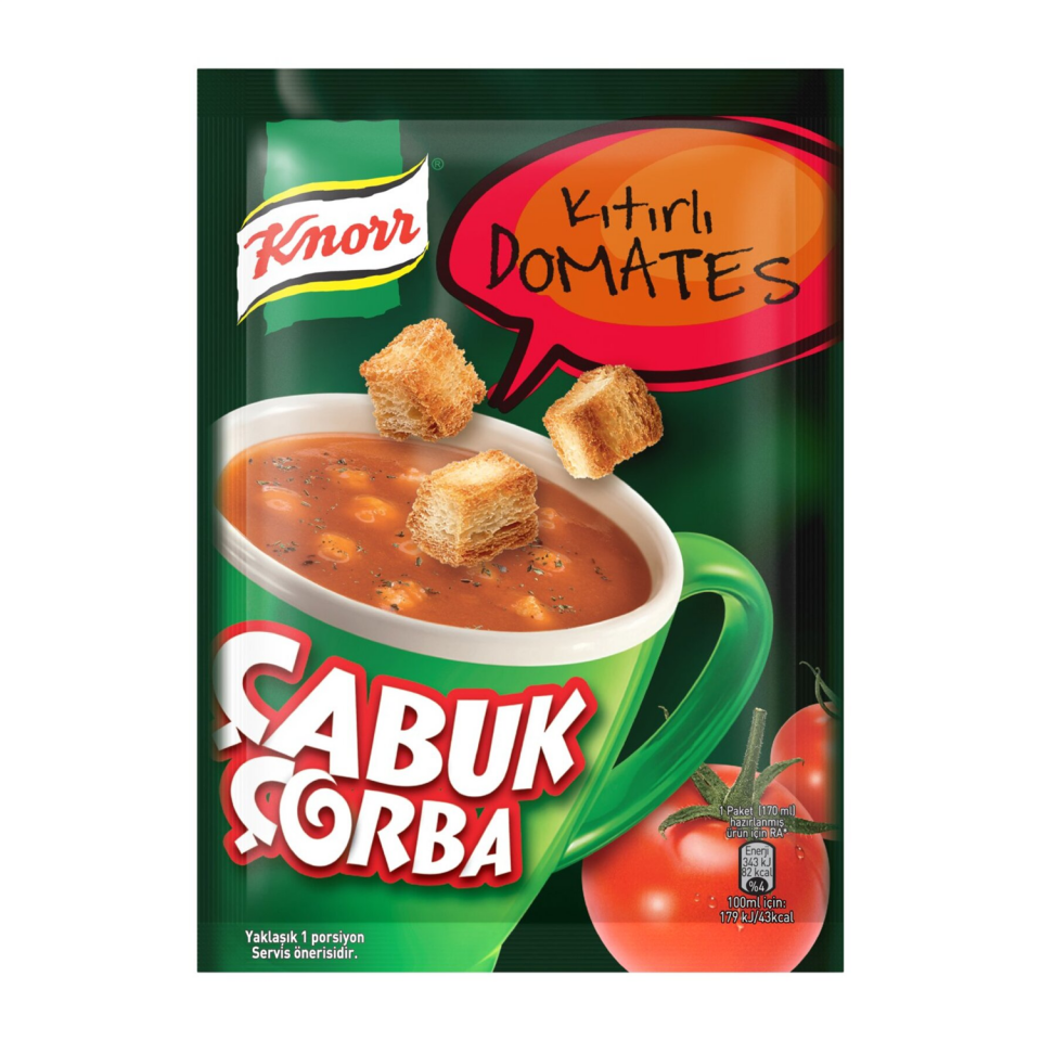 Knorr Çabuk Çorba Kıtır Domates