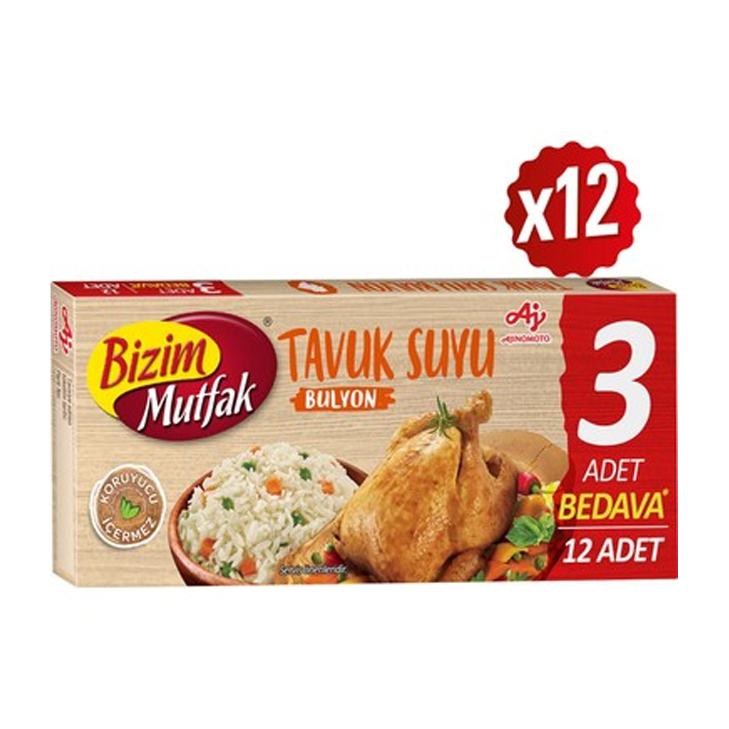 Bizim Bulyon 12li Tavuk 120 GR