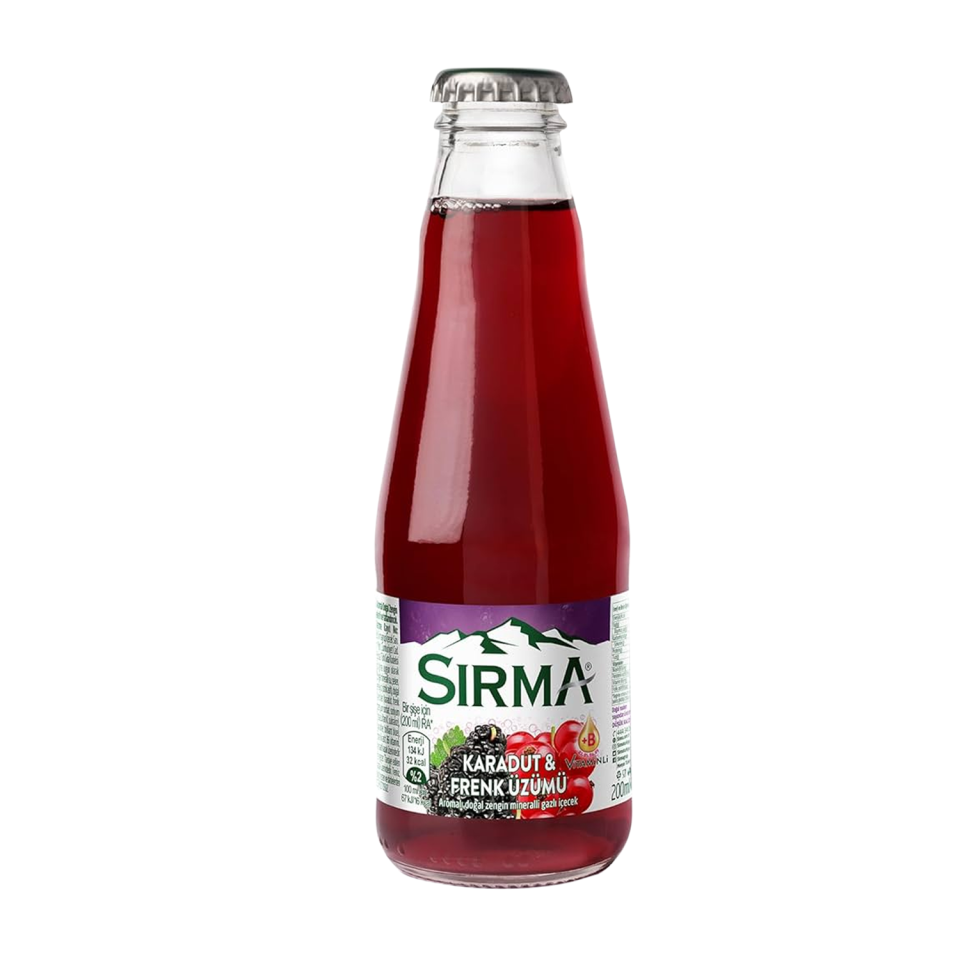 Sırma Soda 200 ML Karadut Frenk Üzüm