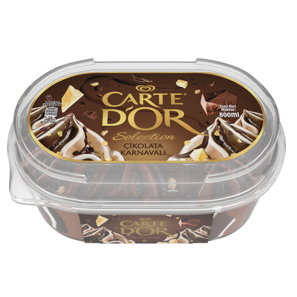 Cartedor Selection Çikolata Karnavalı 800 ML