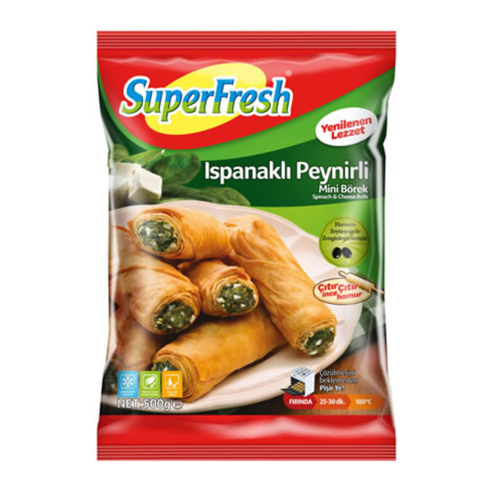 Süperfresh Ispanaklı Peynirli Börek 500 GR