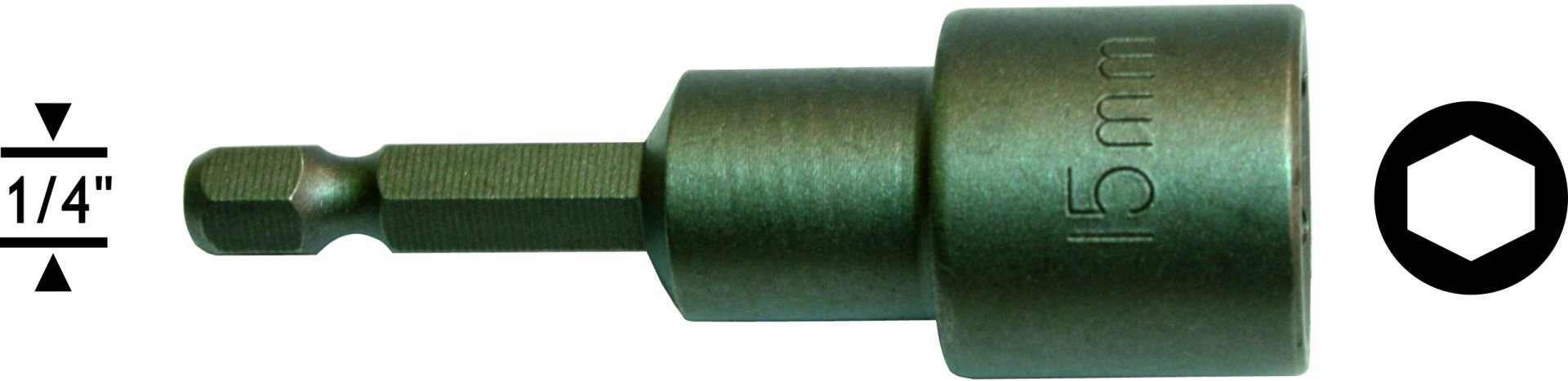 SOMUN ADAPTÖRÜ 1/4''x65x10 mm