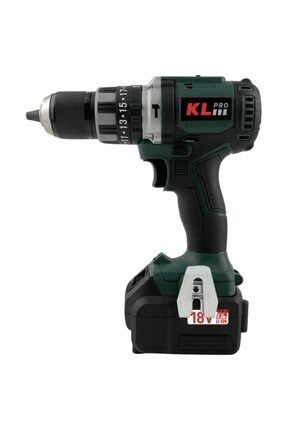 KL PRO KLDM18BH-50 18Volt/5.0Ah Li-ion Çift Akülü Kömürsüz Profesyonel Darbeli Matkap