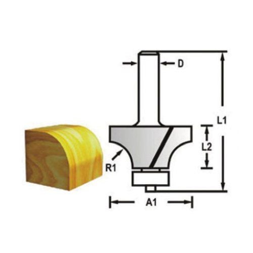 FREZE BIÇAĞI 12x37 mm