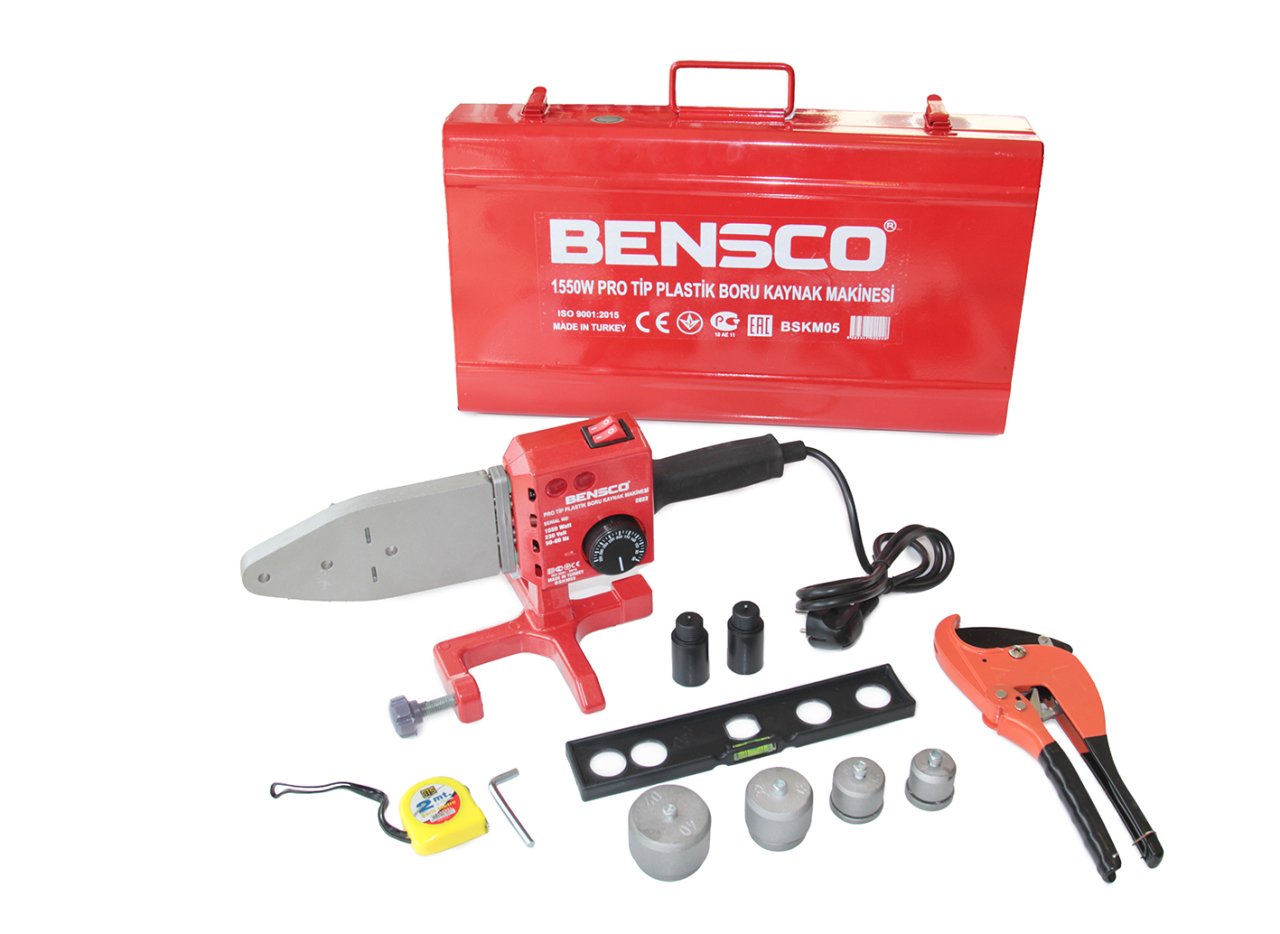 Bensco BSKM05 1550Watt Pro Tip Plastik Boru Kaynak Makinesi