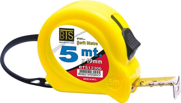 BTSD3 SERİSİ ŞERİT METRE 3mt x 16mm