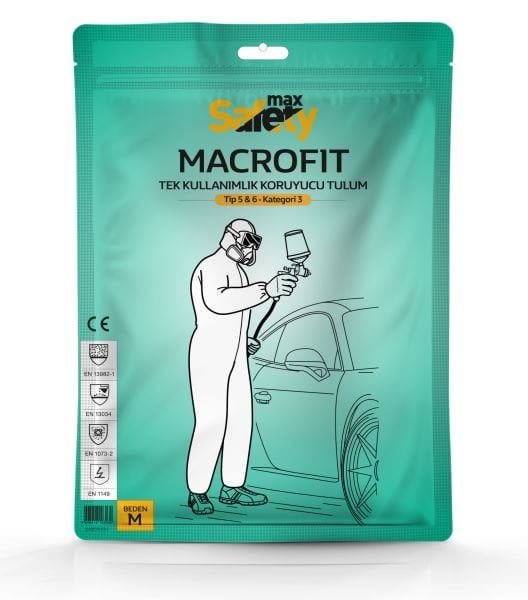 MAXSAFETY MACROFIT DISPOSABLE COVERALLS