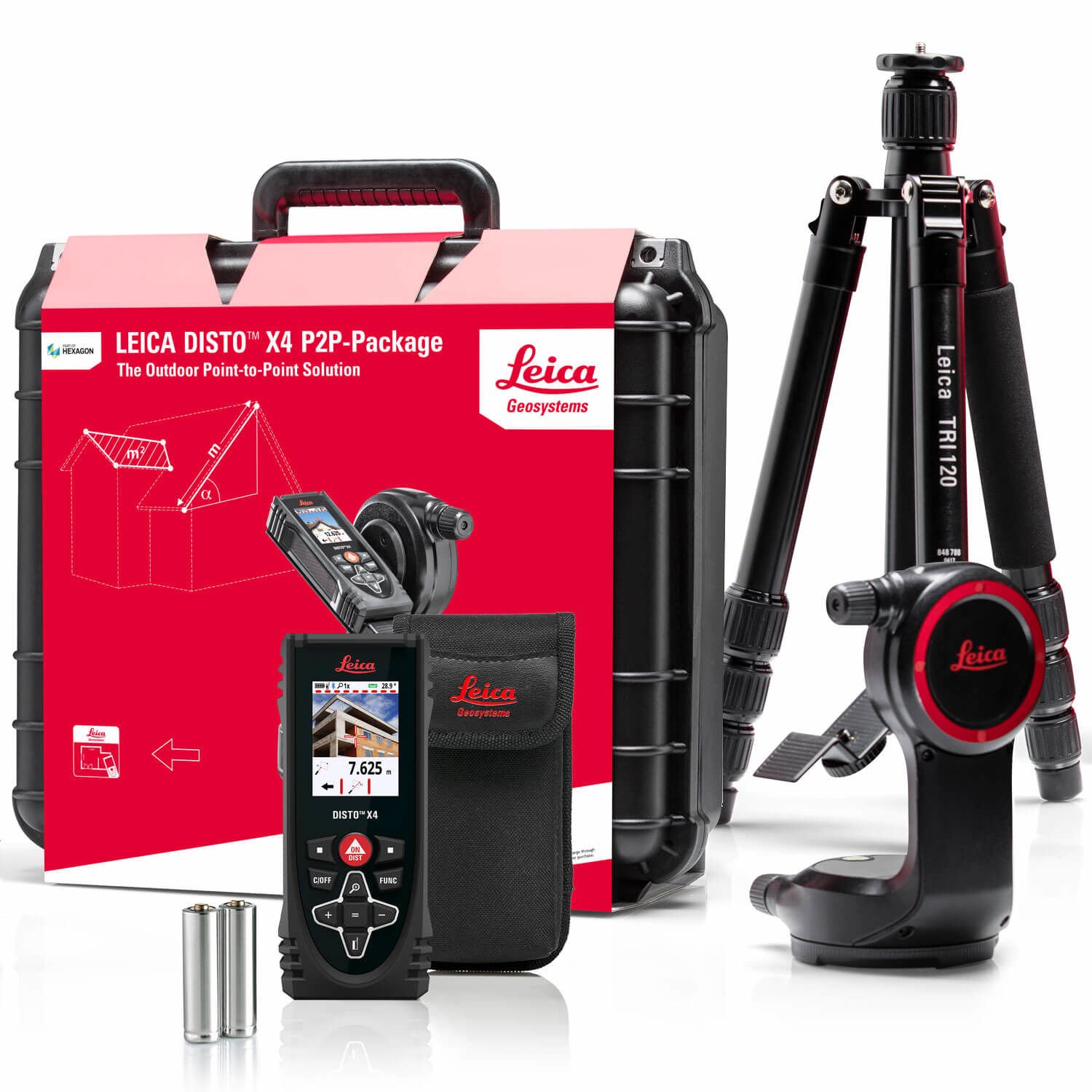 LEICA DISTO™X4 P2P BLUETOOTH'LU SET LAZER METRE