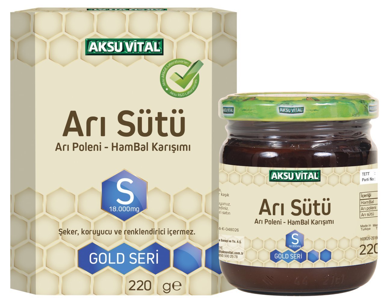 Aksu Vital Süper S (18.000mg) 220 Gr