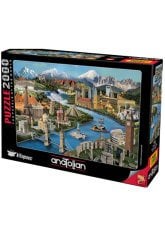 Anatolian Simge Yerler 2000 Parça Puzzle