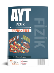 AYT Fizik Yaprak Test Eğitim Dünyası Yayınları