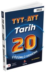 2022 TYT AYT Tarih 20 Deneme Dizgi Kitap