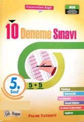 5. Sınıf 10 lu Deneme Sınavı Palme Yayınları