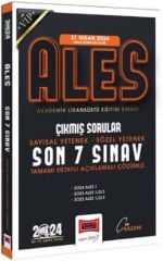 2024 ALES Son 7 Sınav Çıkmış Sorular Yargı Yayınları