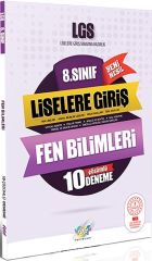 8. Sınıf LGS Fen Bilimleri Çözümlü 10 Deneme FDD Yayınları