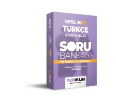2023 ÖABT Türkçe Öğretmenliği Tamamı Çözümlü Soru Bankası Yediiklim Yayınları