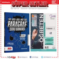 Gür Yayınları Problemler 2 ve Ankara Kitap Merkezi Paragraf Soru Bankası 2 Kitap Set