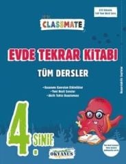 4. Sınıf Tüm Dersler Classmate Evde Tekrar Kitabı Okyanus Yayınları