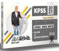 2021 KPSS Eğitim Bilimleri Ölçme ve Değerlendirme Video Ders Notları HocaWebde Yayınları