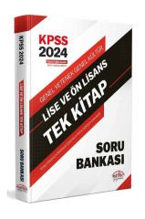 2024 KPSS Lise ve Önlisans Tek Kitap Soru Bankası Editör Yayınları