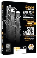 2022 KPSS Genel Yetenek Ösym Ne Sorar Matematik Tamamı Video Çözümlü Soru Bankası Yediiklim Yayınları