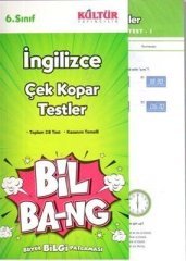 6. Sınıf Bil Bang İngilizce Yaprak Test Kültür Yayıncılık