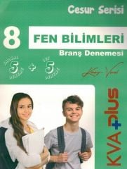 8. Sınıf Fen Bilimleri Cesur Serisi 10 Deneme KVA Yayınları