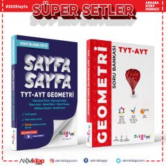 Tammat TYT AYT Geometri Sayfa Sayfa Ders İşleme ve Soru Bankası Seti 2 Kitap