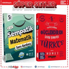 Ünlüler Karması 5. Sınıf Matematik Sempatik ve Ankara Yayıncılık Türkçe Soru Bankası Seti 2 Kitap