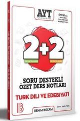 2021 AYT Türk Dili ve Edebiyatı 2+2 Soru Destekli Özet Ders Notları Benim Hocam Yayınları