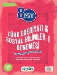 AYT Türk Dili ve Edebiyatı Sosyal Bilimler 1 8x40 Deneme Okyanus Yayınları