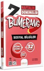 7. Sınıf Sosyal Bilgiler Bumerang Haftalık Denemeler Günay Yayınları