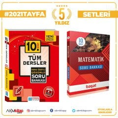 10.Sınıf Evrensel İletişim Tüm Dersler Soru Bankası ve Başat Yayınları Matematik Soru Bankası Seti 2 Kitap